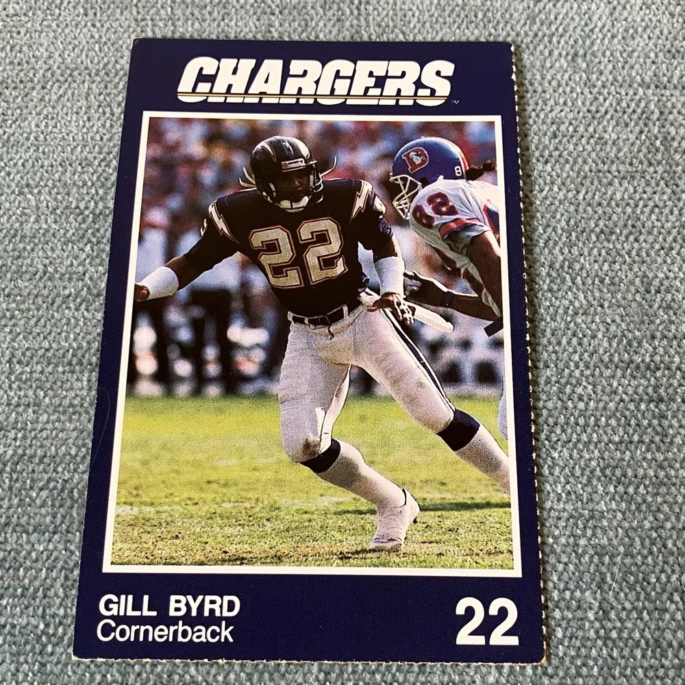 Chargers NFL Football Trading Card Football Card
